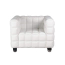 Poltrona in Similpelle Rizzetti Manhattan Bianco