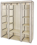 Armadio Guardaroba 150x45x175 cm in Tessuto TNT Rizzetti Strip