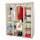 Armadio Guardaroba 150x45x175 cm in Tessuto TNT Rizzetti Strip