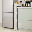 Carrello da Cucina in Polipropilene 54x12,5x103 cm 4 Ripiani Rizzetti Tiny
