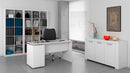 Scrivania Ufficio con 3 Cassetti 138x60x74 cm Melaminico Rizzetti Rex