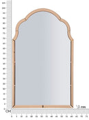 Specchio da Muro Tangeri Rosa 62x1x100 cm in MDF e Vetro e Specchio Rosa      