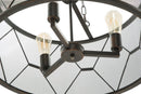 Lampadario Gothic Ø60x30 cm in Ferro