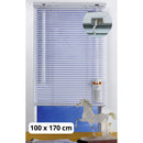 Tenda Veneziana a Nastro da 25 Mm Colore Bianco 100X170 Cm