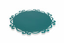 Set 6 Tovagliette Ø44 cm in Plastica Villa d'Este Home Tivoli Dorian Blu