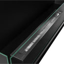 Camino a Bioetanolo da Incasso ad angolo 90x22,4x45 cm Sutri 90 SX Nero