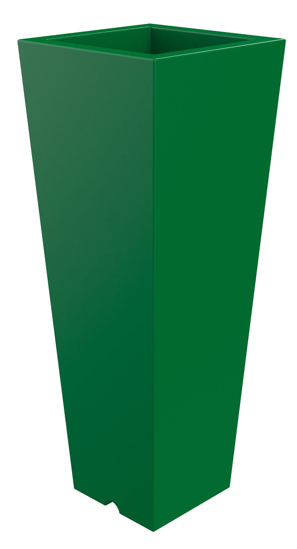 Vaso 34x86 cm in Resina Arkema Quadro 86 Verde Scuro sconto