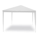 Gazebo Struttura in Acciaio Tessuto Bianco 3x3 metri