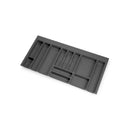 Portaposate Optima Vertex/Concept 500mm Plastica Grigio Antracite Tecnoplastica Emuca