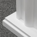 Camino a Bioetanolo da Pavimento 117x37x100 cm Carter Bianco