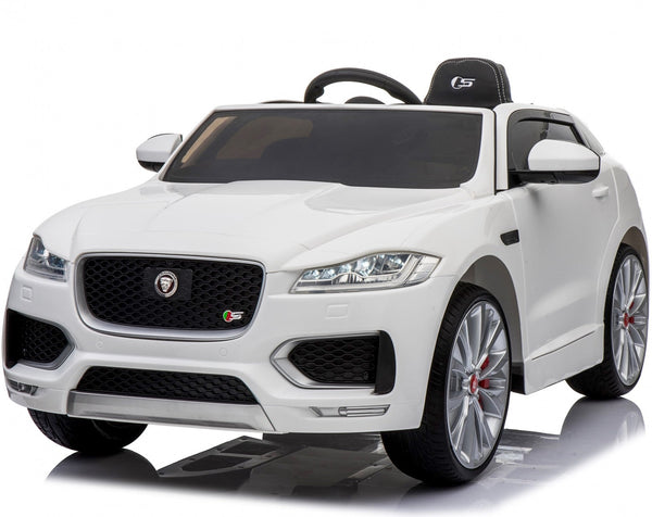 online Macchina Elettrica per Bambini 12V con Licenza Jaguar F-Pace Bianca