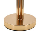 Lampada da Tavolo Slimmy Ø28x53 cm in Ferro e Plastica Bianco e Oro      