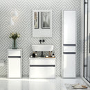 Mobile Sottolavello da Bagno 67x36x52 cm in Legno  Bianco