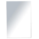 Specchio Armadietto da Bagno Pensile 3 Ripiani Interni in Legno Rovere 40x60x13,5 cm 