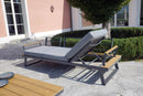 Set Salotto da Giardino in Alluminio Divano 2 Poltrone e Tavolino Vorghini Amburgo