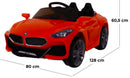 Macchina Elettrica per Bambini 2 Posti 12V Jepsen Rossa