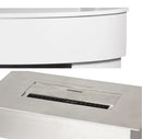 Camino a Bioetanolo da Pavimento 113x96,5 cm Menzi Kristal Bianco