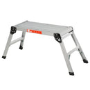 Piattaforma da Lavoro Pieghevole in Lega d'Alluminio 109x40x50 cm 