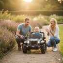 Macchina Elettrica per Bambini Fuoristrada Jeep Wrangler Rubicon 12V con Telecomando Mimetico
