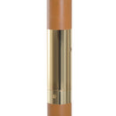 Ombrellone da Giardino 2x3 m Palo Ø38 mm in Legno e Poliestere Bordeaux