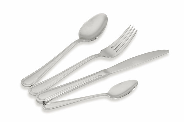 Servizio Set di Posate 24 Pezzi in Acciaio Lucido Silver Villa d'Este Home Tivoli Antique prezzo