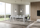 Tavolo Allungabile 120/224x90x77 cm Naxy Premium Cemento