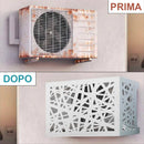 Copri Condizionatore 86x44x68 cm in Alluminio Glam M Bianco