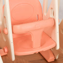 Scivolo per Bambini 158x117x97 cm con Altalena e Canestro Beige