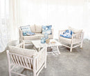 Divano con Cuscini Sahel con Cuscino in Teak