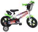 Bicicletta per Bambino 12" 2 Freni Gomme in EVA Rt-Boy Skate Bianca/Verde