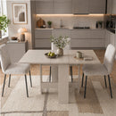Tavolo Salvaspazio Consolle Allungabile 30-130x76 cm Artemio in Legno Sabbia     