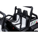 Macchina Elettrica per Bambini Licenza Ufficiale Polar 24V Fuoristrada 2 Posti Bianco