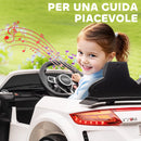 Macchina Elettrica per Bambini 12V con Licenza Audi TT Bianco