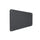 Pannello Fonoassorbente da Parete con Fori 120x50 cm Kit di 4 distanziali Coprivite Cromo Finitura Antracite