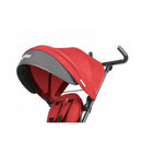 Triciclo a Spinta Pieghevole per Bambini con Maniglione Direzionabile Qplay Rito Star Rosso
