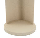 Porta Candele Dune Angel 12,5x10x30 cm in Ferro Crema      