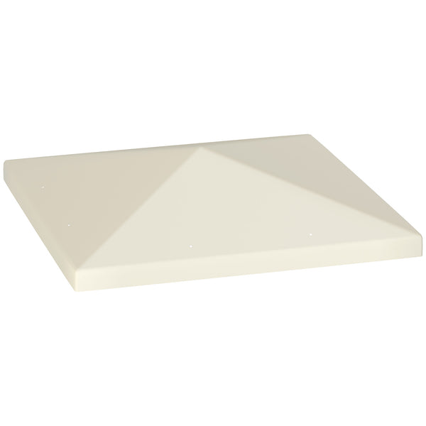 Copertura per Gazebo Pergola 298L x 298P cm in Tessuto Oxford 600D Bianco Crema prezzo