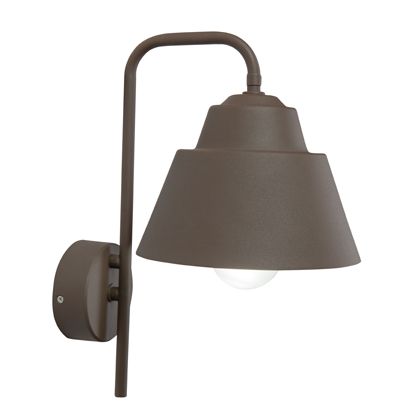 acquista Applique in Basso da Esterno E27 in Metallo Sovil Marrone