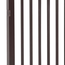 Cancelletto di Sicurezza per Animali Domestici 160x76 cm in MDF Marrone Scuro