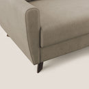 Divano Letto 3 Posti 208x97x96 cm in Tessuto Beige