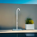 Doccia da Giardino in Alluminio Soffione I-switch a 3 Getti Sined Luna Alu Sensor Bianco 