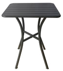Tavolino da Giardino 60x60x70 cm in Acciaio Grigio