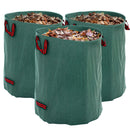 Set 3 Sacchi per Rifiuti da Giardino Ø67x84 cm da 300 L Richiudibili e Riutilizzabili Verde  