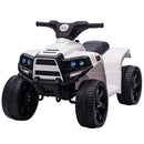 Mini Quad Elettrico per Bambini 6V Nero Bianco