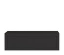 Mensola da Parete 1 Cassetto 45x13,4x23,7 cm in Fibra di Legno Lego Maxi Nero