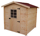 Casetta Box da Giardino 1,95x1,95 m Senza Pavimento in Legno Picea Massello 20mm Alpina