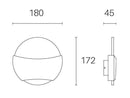 Applique da Esterno a LED 6W+6W 3000K Sovil Bianco