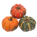 Set 3 Zucche Artificiali Larghezza 15 cm 