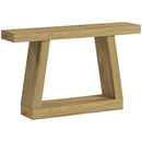 Consolle Fissa 140x30x83 cm per Ingresso in MDF Rovere      