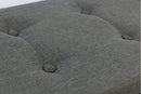 Baule Cassapanca Pouf Contenitore in Polyestere Soriani Grigio